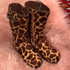 Hanna Andersson EU 33/ US 1.5 ponyhair clog boot